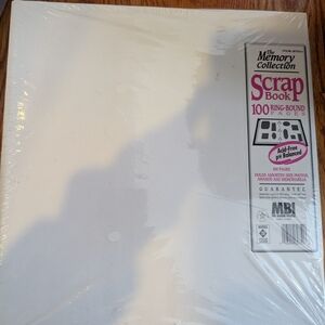 Hand Crafted White Scrapbook